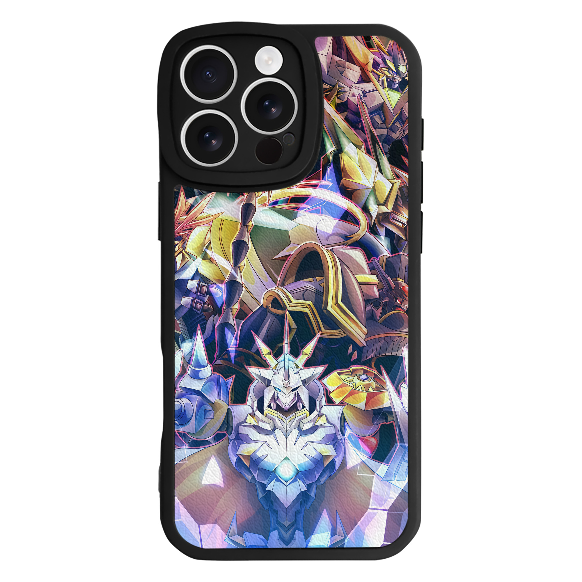 （画像用） Digimon デジタルモンスター/デジモン 【iPhone 16シリーズ対応】シリコンスマホケース（レザー調） 材質：シリコン